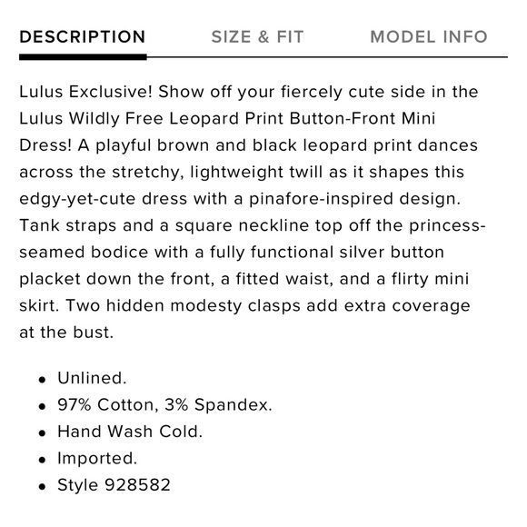 Lulus Leopard Print Button Dress - Picture 8 of 8